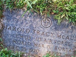 Harold Tracy McAuley Harold Tracy McAuley