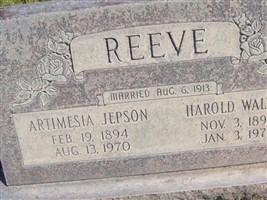 Harold Walter Reeve Harold Walter Reeve