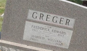 Harold William Greger Harold William Greger