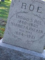 Harriet A. Hacker Roe Harriet A. Hacker Roe