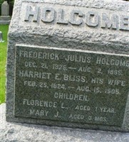 Harriet E Bliss Holcomb