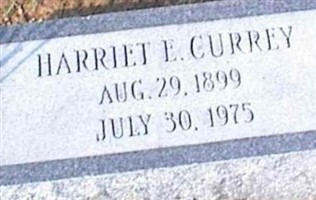 Harriet E. Currey