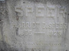 Harriet E. Speer Harriet E. Speer