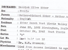 Harriet Ellen Griffiths Ekker