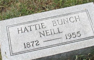 Harriet Jane "Hattie" Bunch Neill