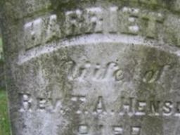 Harriet Rust Hensley Harriet Rust Hensley