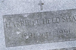 Harriett Heed Shaw