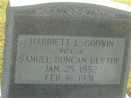 Harriett L Godwin Blythe Harriett L Godwin Blythe