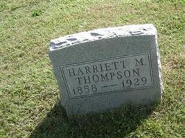 Harriett M Thompson