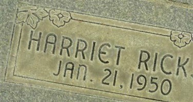 Harriett Ricks Harriett Ricks