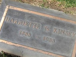 Harriette N Kinsey Harriette N Kinsey