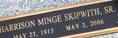 Harrison Minge "Harry" Skipwith, Sr Harrison Minge "Harry" Skipwith, Sr