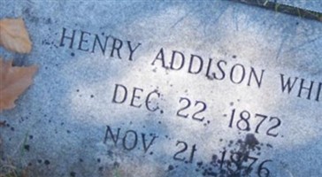 Harry Addison White Harry Addison White