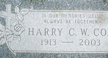Harry C. W. Cox Harry C. W. Cox