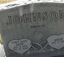 Harry Davis "Dave" Johnson Harry Davis "Dave" Johnson