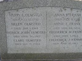 Harry E Olmsted