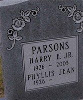 Harry E Parsons, Jr Harry E Parsons, Jr