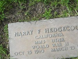 Harry F Hedgecock Harry F Hedgecock