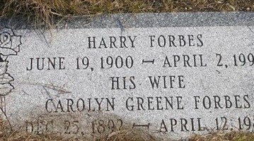 Harry Forbes