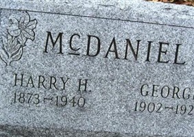 Harry H McDaniel Harry H McDaniel