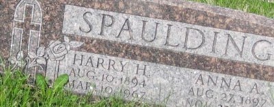 Harry H Spaulding Harry H Spaulding