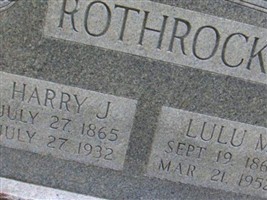 Harry Joel Rothrock Harry Joel Rothrock