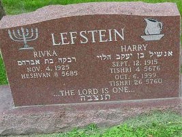 Harry Lefstein Harry Lefstein
