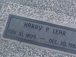 Harry P Lear Harry P Lear
