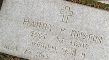 Harry P Rustin Harry P Rustin