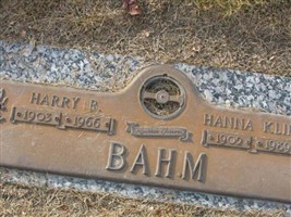 Harry R. Bahm Harry R. Bahm