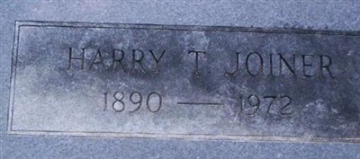 Harry T Joiner Harry T Joiner