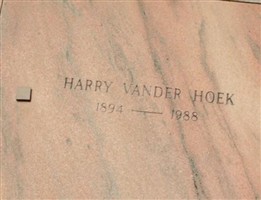 Harry Vander Hoek Harry Vander Hoek