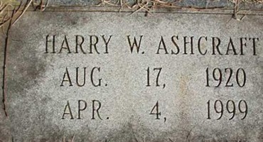 Harry W. Ashcraft Harry W. Ashcraft