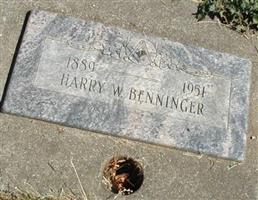 Harry W Benninger