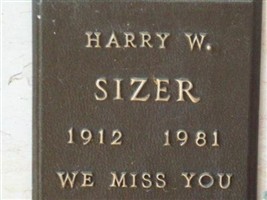Harry W Sizer Harry W Sizer