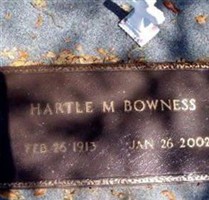 Hartle M. Bowness Hartle M. Bowness