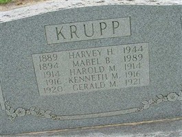 Harvey H Krupp Harvey H Krupp