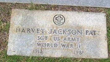 Harvey Jackson Pate Harvey Jackson Pate
