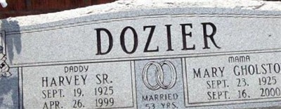 Harvy Dozier, Sr Harvy Dozier, Sr