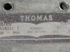 Haskell E. Thomas Haskell E. Thomas