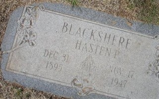 Hasten P. Blackshere Hasten P. Blackshere