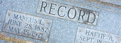 Hattie A. Record