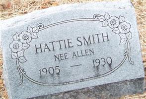 Hattie Agnous (Agnes) Allen Smith