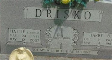Hattie Bertram Drisko Hattie Bertram Drisko