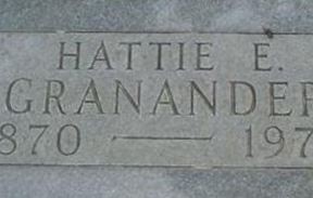 Hattie E. Moore Granander Hattie E. Moore Granander