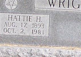 Hattie H Wright