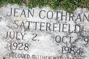 Hattie Jean Cothran Satterfield