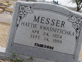 Hattie (Kwasnitschka) Messer Hattie (Kwasnitschka) Messer