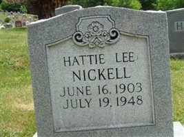 Hattie Lee Nickell Hattie Lee Nickell