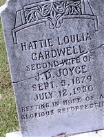 Hattie Loulia Cardwell Joyce Hattie Loulia Cardwell Joyce